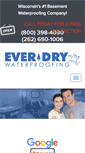 Mobile Screenshot of everdrywisconsin.com